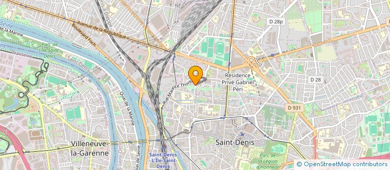 localisation de l'entreprise TASH BAT  SAINT-DENIS