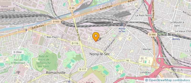 localisation de l'entreprise TASHAM TRANSPORT à NOISY-LE-SEC