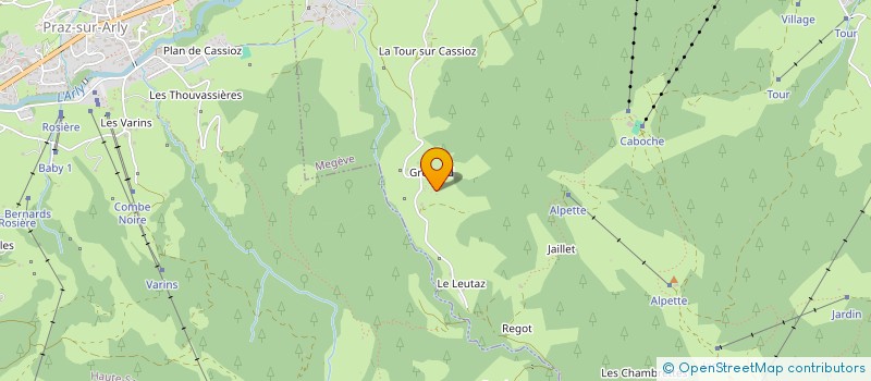 localisation de l'entreprise TASHI DELEK  MEGEVE