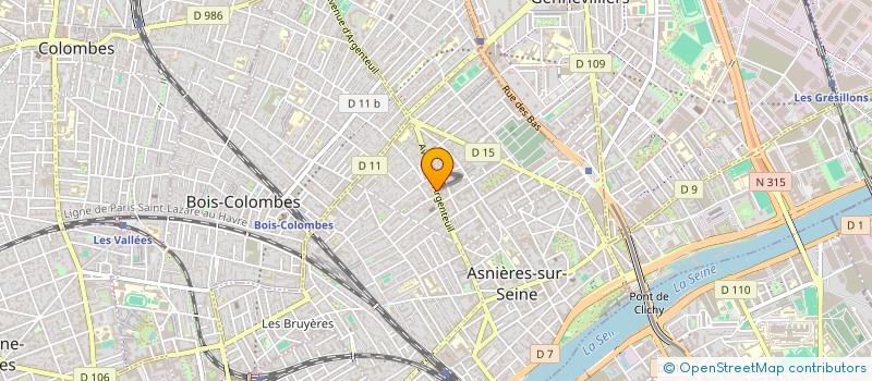 localisation de l'entreprise TASILA à ASNIERES-SUR-SEINE