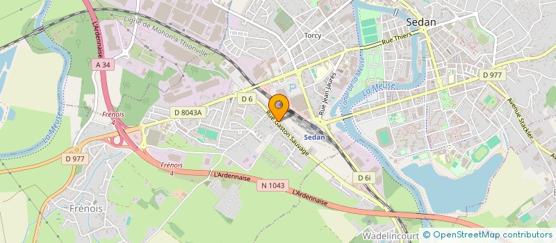 localisation de l'entreprise TASIMAR  SEDAN