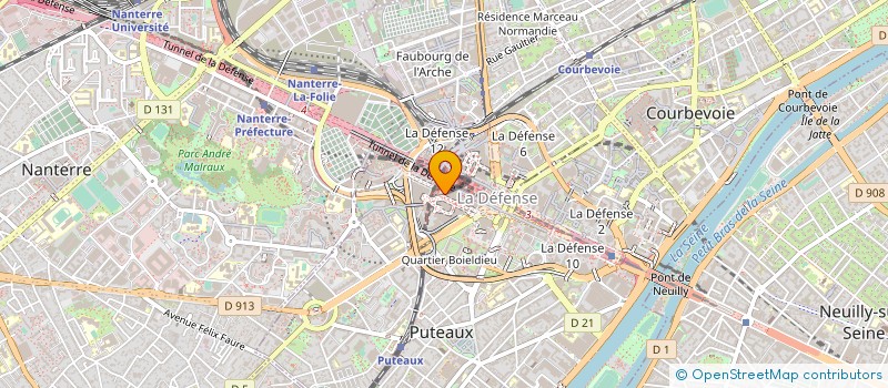 localisation de l'entreprise TASK FORCE OGANISATION à PUTEAUX