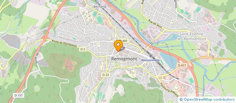 localisation de l'entreprise TASLA à REMIREMONT