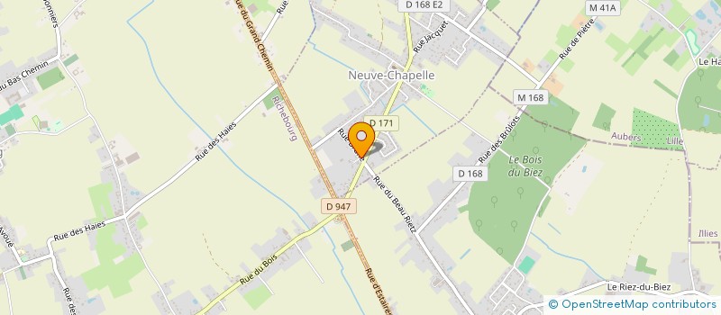 localisation de l'entreprise TASLI IMMO  NEUVE-CHAPELLE