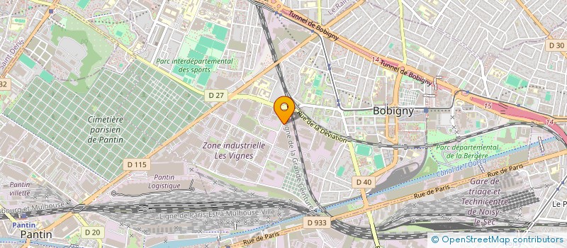 localisation de l'entreprise TASLITE  BOBIGNY