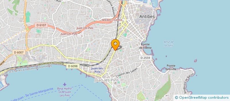 localisation de l'entreprise TASMANY à ANTIBES