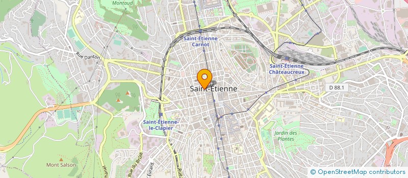 localisation de l'entreprise TASMED INVEST  SAINT-ETIENNE