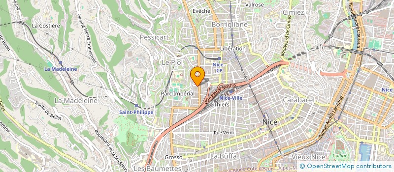 localisation de l'entreprise TASNYME à NICE