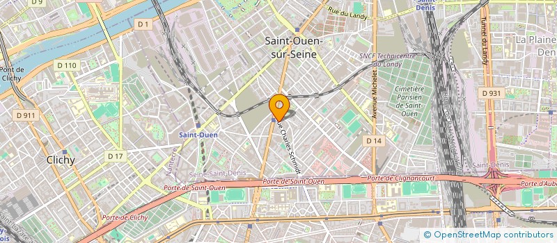 localisation de l'entreprise TASQUINHA à SAINT-OUEN-SUR-SEINE