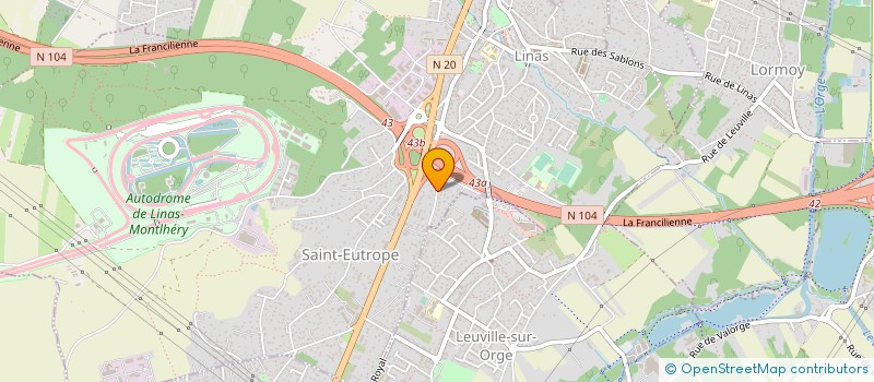 localisation de l'entreprise TASSA TRANSPORT  LEUVILLE-SUR-ORGE