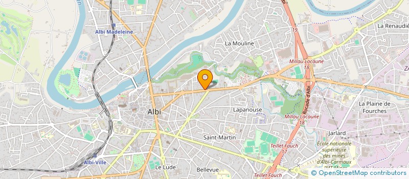 localisation de l'entreprise TASSIGNY 81 à ALBI