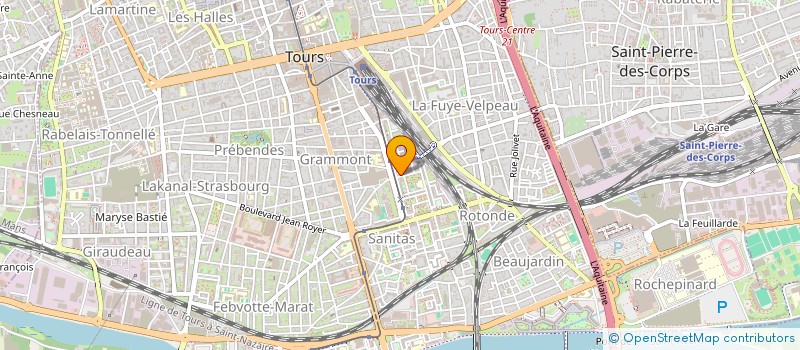 localisation de l'entreprise TASSIGNY  TOURS