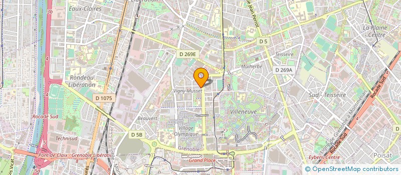 localisation de l'entreprise TASSILI 2 à GRENOBLE