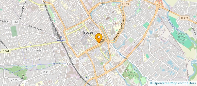 localisation de l'entreprise TASSILI à TROYES