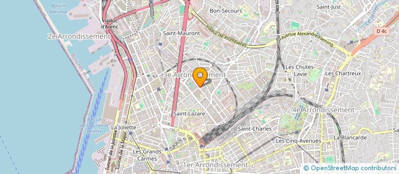 localisation de l'entreprise TASSILI à MARSEILLE