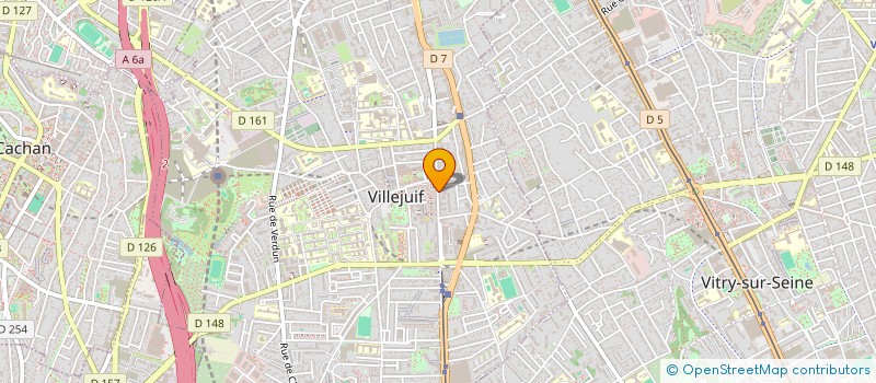 localisation de l'entreprise TASSILI à VILLEJUIF