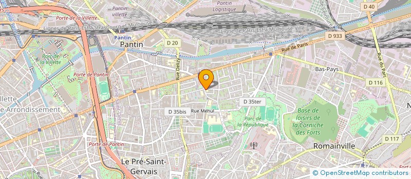 localisation de l'entreprise TASSILI FOOD  PANTIN