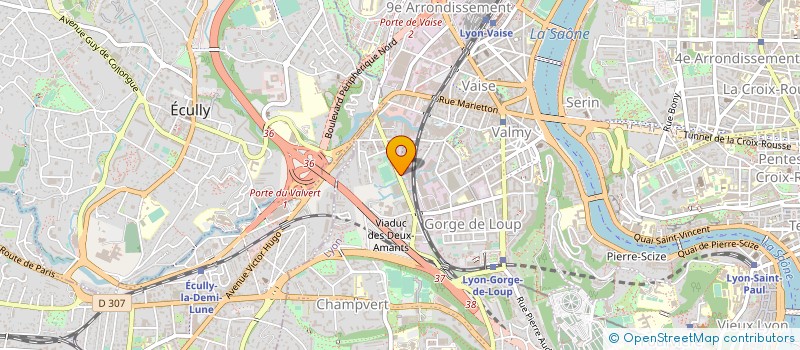 localisation de l'entreprise TASSIN 8 MAI  LYON