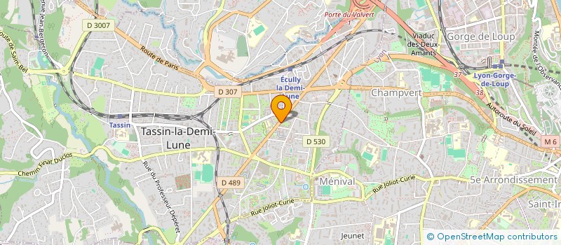 localisation de l'entreprise TASSIN CUISINES à TASSIN-LA-DEMI-LUNE