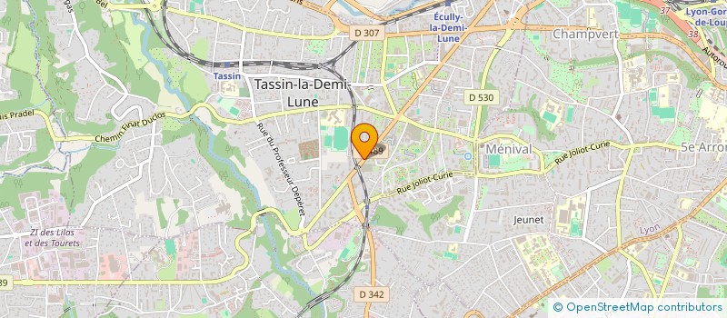 localisation de l'entreprise TASSIN PARE BRISE à TASSIN-LA-DEMI-LUNE