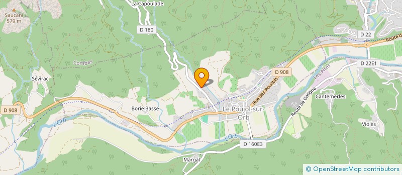 localisation de l'entreprise TASSIS & FILS MACONNERIE GENERALE  LE POUJOL-SUR-ORB