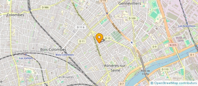localisation de l'entreprise TASSOH à ASNIERES-SUR-SEINE