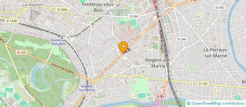 localisation de l'entreprise TASSOS  NOGENT-SUR-MARNE