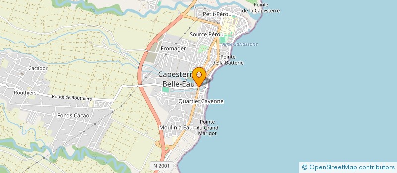 localisation de l'entreprise TASTA SPORT à CAPESTERRE-BELLE-EAU