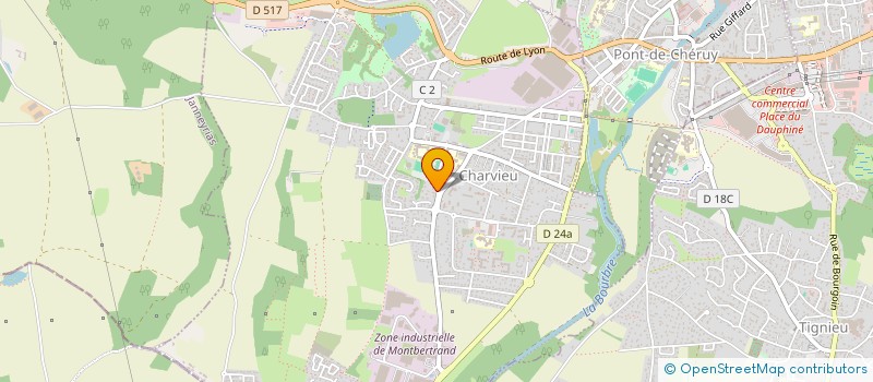 localisation de l'entreprise TASTAN  CHARVIEU-CHAVAGNEUX