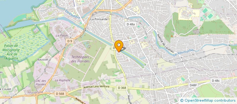 localisation de l'entreprise TASTAN à MARIGNANE