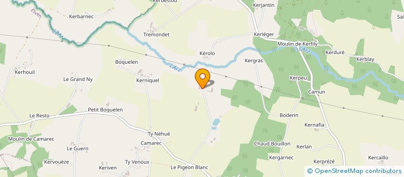 localisation de l'entreprise TASTARD à ELVEN