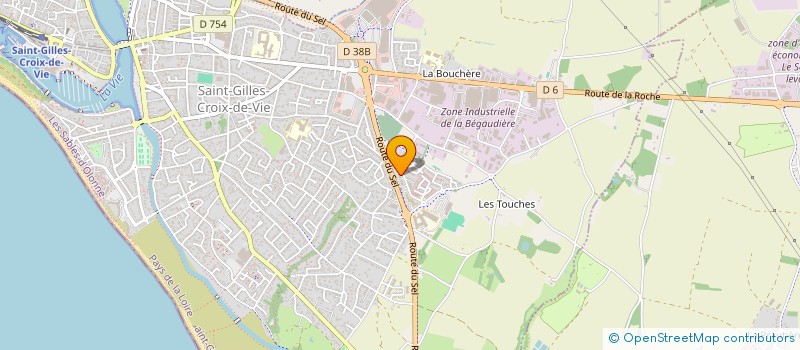 localisation de l'entreprise TASTARD  SAINT-GILLES-CROIX-DE-VIE