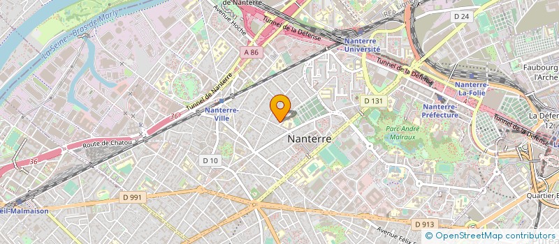 localisation de l'entreprise TASTE OF TIME  NANTERRE