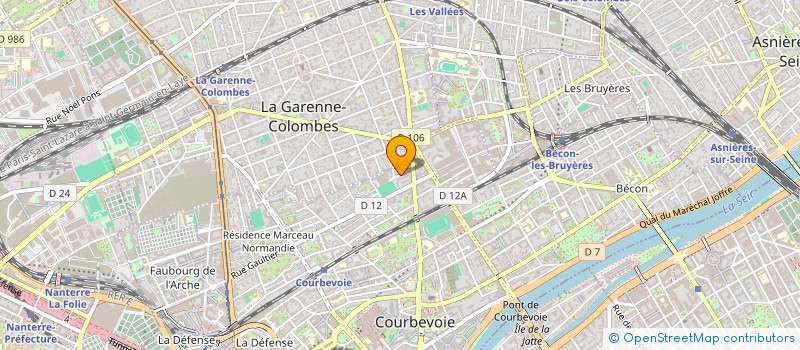 localisation de l'entreprise TASTE OF TRAVELS à COURBEVOIE