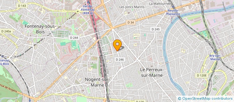 localisation de l'entreprise TASTE & TOAST  LE PERREUX-SUR-MARNE