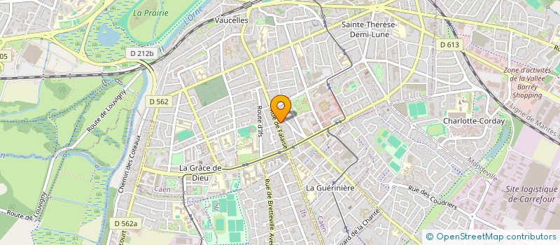 localisation de l'entreprise TASTE VINS à CAEN