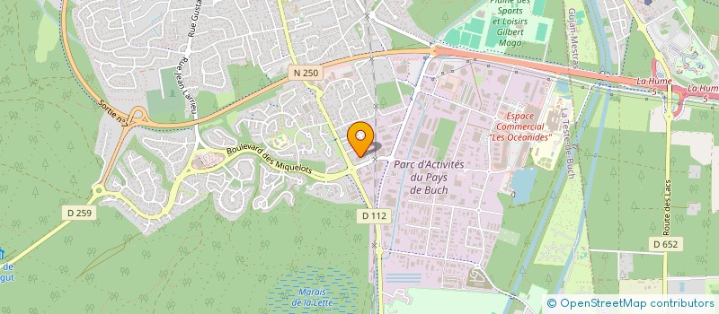 localisation de l'entreprise TASTE & WOK à BEGLES