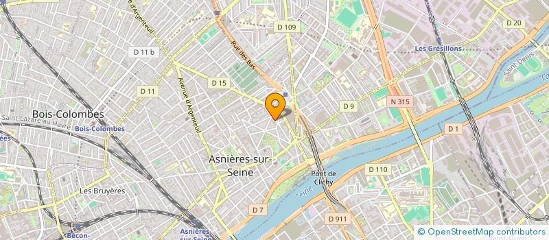 localisation de l'entreprise TASTEBUDS à ASNIERES-SUR-SEINE