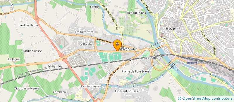 localisation de l'entreprise TASTEPAPILLES INVESTISSEMENTS à BEZIERS