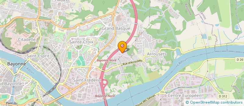 localisation de l'entreprise TASTET DEBURGGRAEVE à BAYONNE