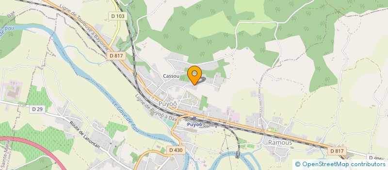 localisation de l'entreprise TASTET SARL  PUYOO