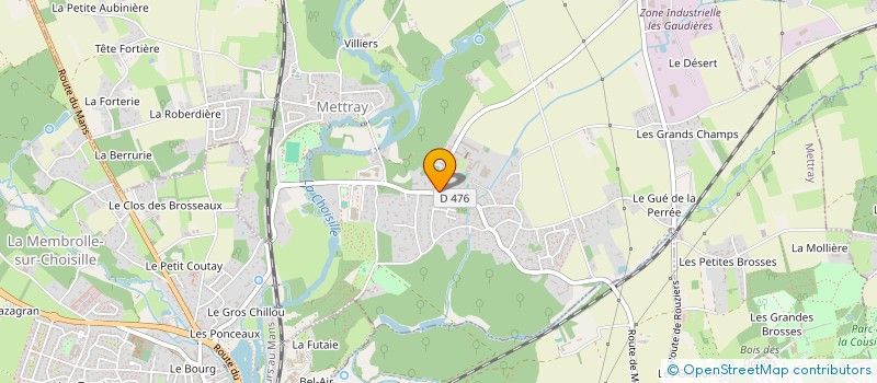 localisation de l'entreprise TASTI3  METTRAY