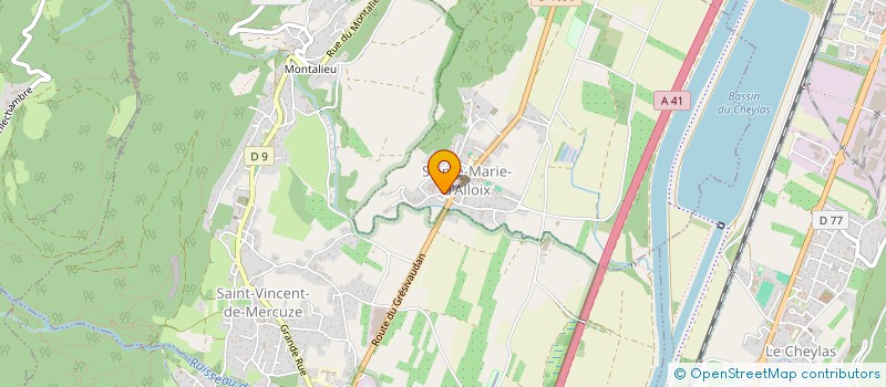 localisation de l'entreprise TASTIMAGE.COM  SAINTE-MARIE-D'ALLOIX