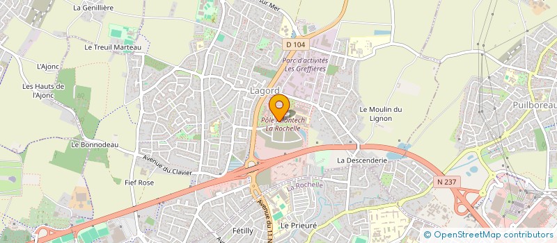 localisation de l'entreprise TASTRADE  LAGORD