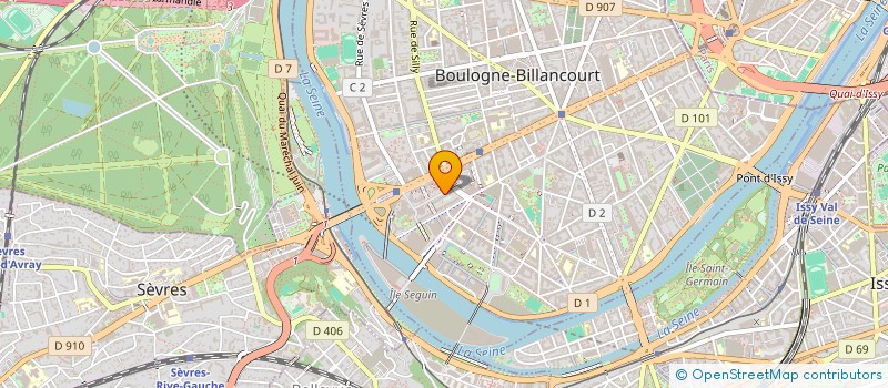 localisation de l'entreprise TASTY BOULOGNE  BOULOGNE-BILLANCOURT