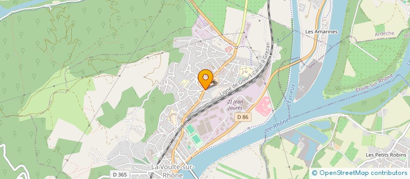 localisation de l'entreprise TASTY FOOD  LA-VOULTE-SUR-RHONE