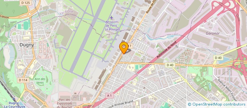 localisation de l'entreprise TASTY FOOD  LE BLANC-MESNIL