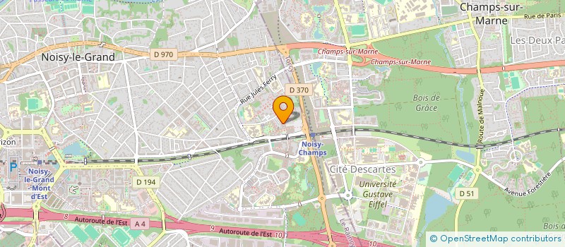 localisation de l'entreprise TASTY PIZZA à NOISY-LE-GRAND