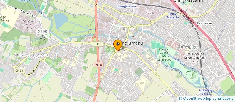 localisation de l'entreprise TASTY'S à LONGJUMEAU