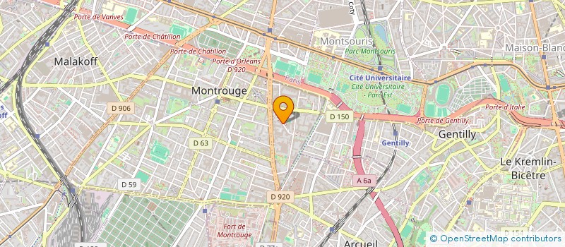 localisation de l'entreprise TASTY'S  MONTROUGE